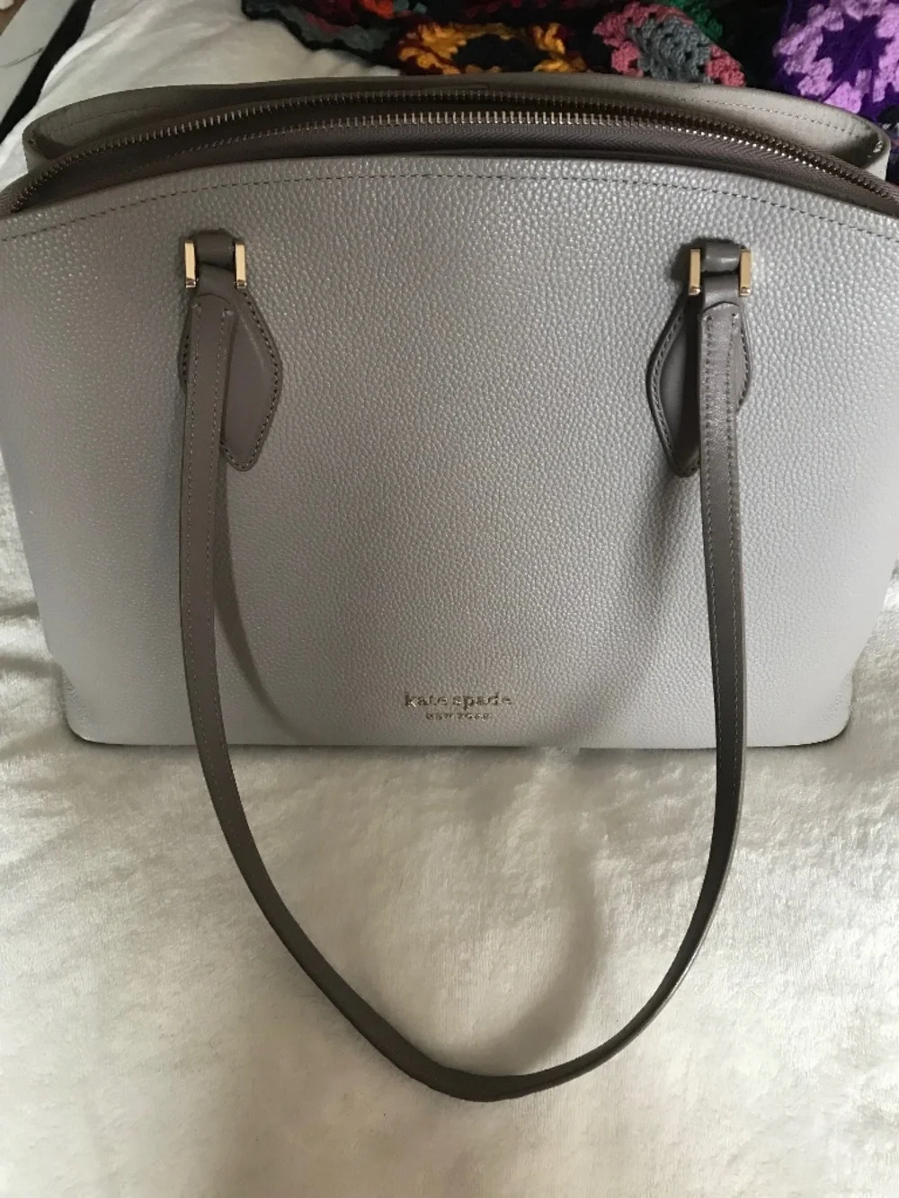 Gray Kate Spade Purse ♠️